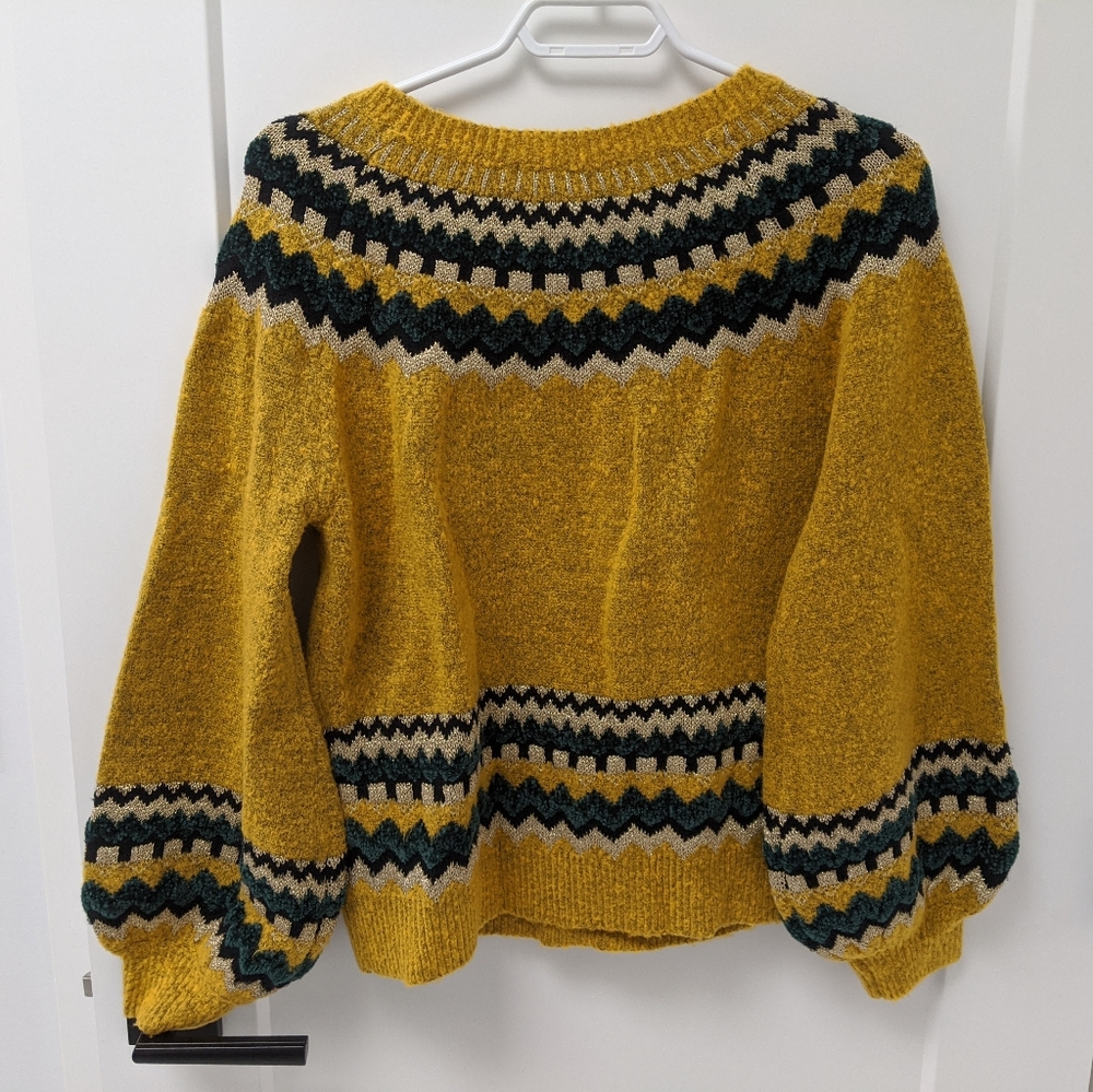 Sweet Rain Balloon Sleeve Sweater - Picture 2 of 5